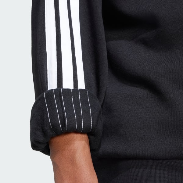 Essentials 3-Stripes Fleece Sweatshirt