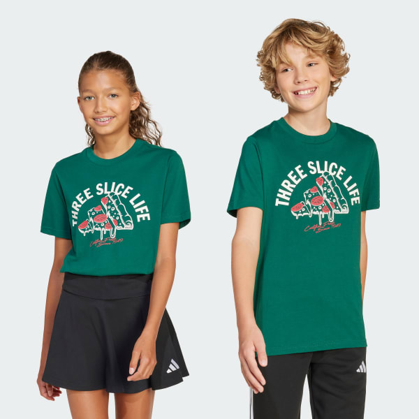 Verde polo Lounge Pizza Graphic para Niños