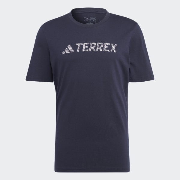 Blauw Terrex Classic Logo T-shirt