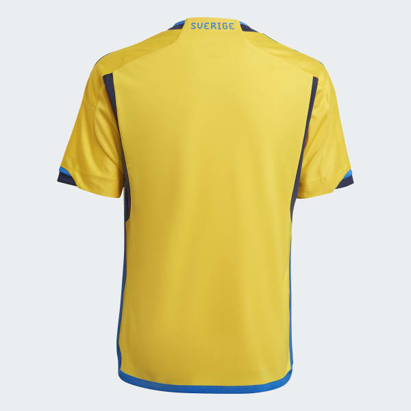Yellow Sweden 22 Home Jersey