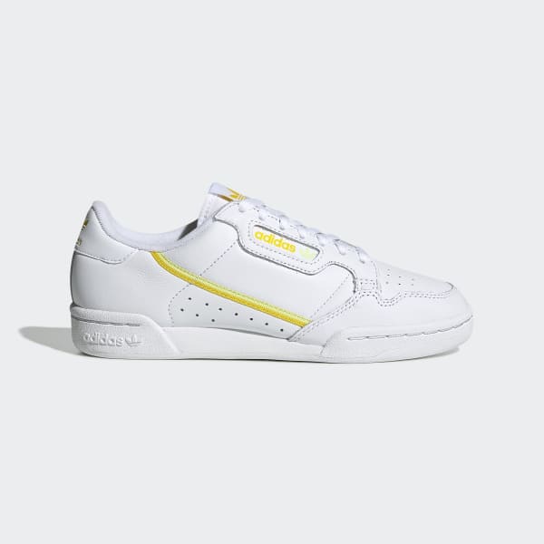 adidas continental 80 amarillo