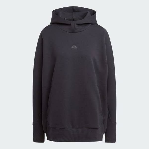 Adidas zone hoodie black clearance