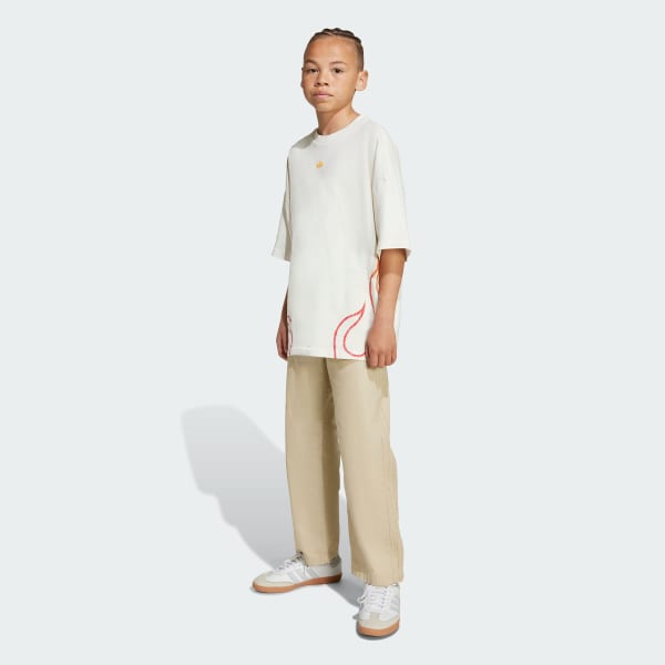 Blanco Polo Flames para niños