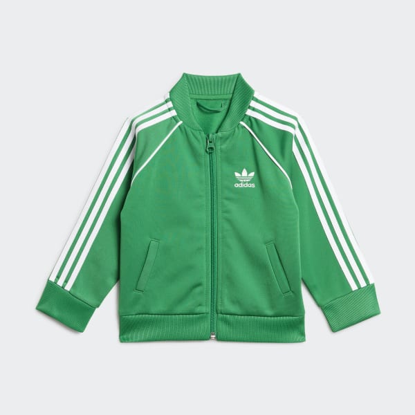 Zielony Adicolor SST Track Suit