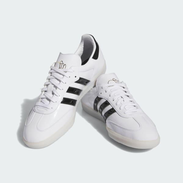 adidas Dill Samba Patent Leather Shoes - White