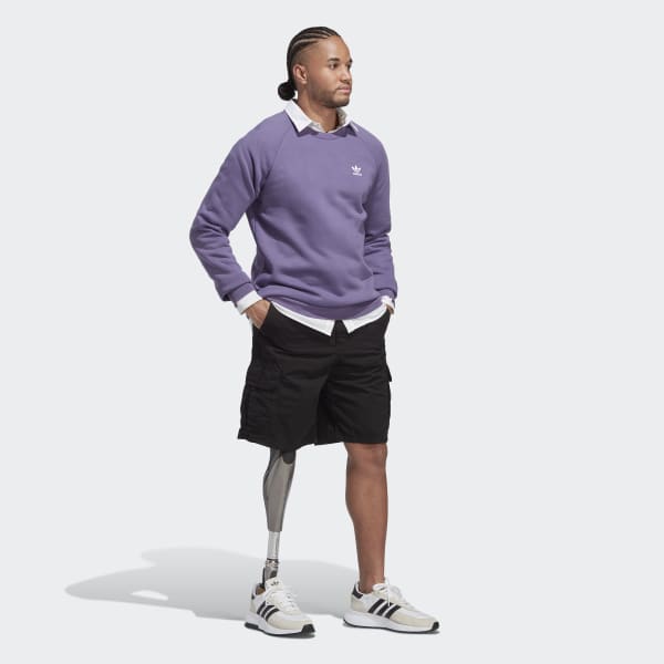 Violeta Sudadera cuello redondo Trefoil Essentials