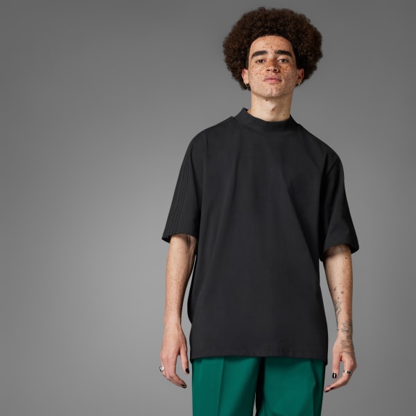 สีดำ เสื้อโปโลคอสูง Rolling Links