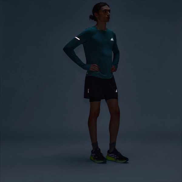 adidas Adi365 Running CLIMACOOL+ 2-In-1 Shorts - Black