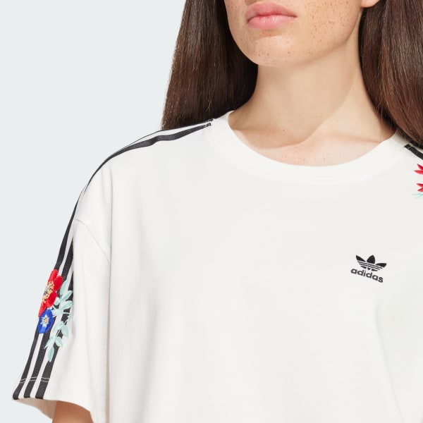 Playera adidas flores sales