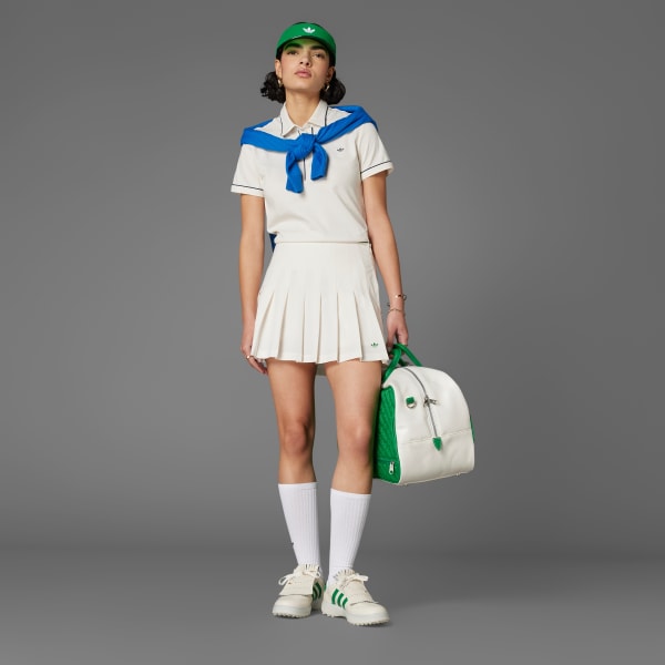 Blanc Jupe-short plissée Originals