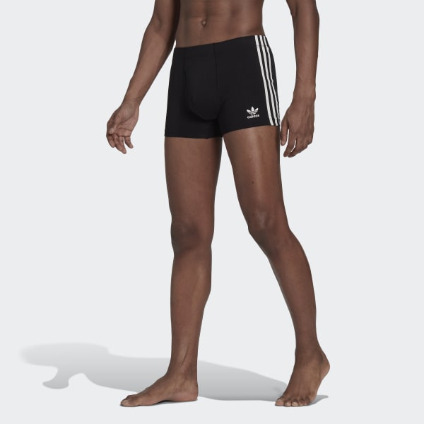 bílá Boxerky Comfort Flex Cotton 3-Stripes HPN17