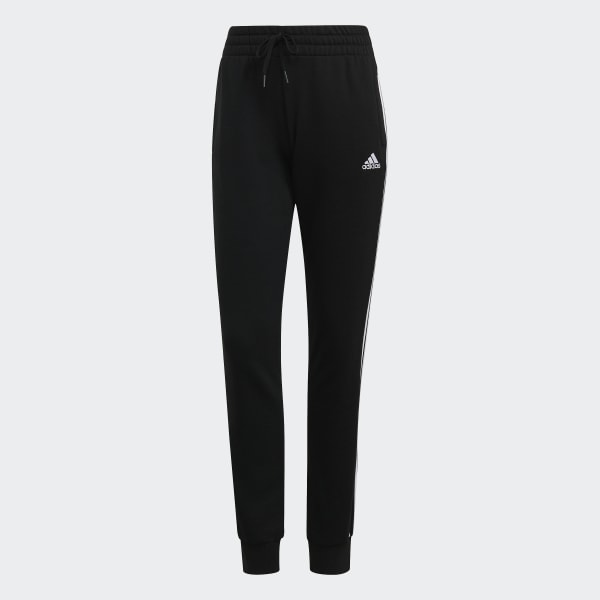 adidas Essentials French Terry Logo Joggers - Black