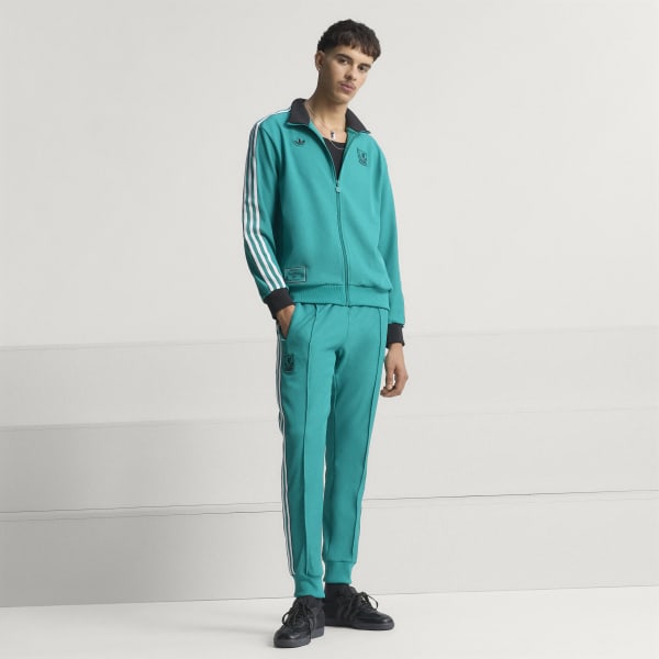 adidas Liverpool FC Terrace Icons Track Top - Green | Free