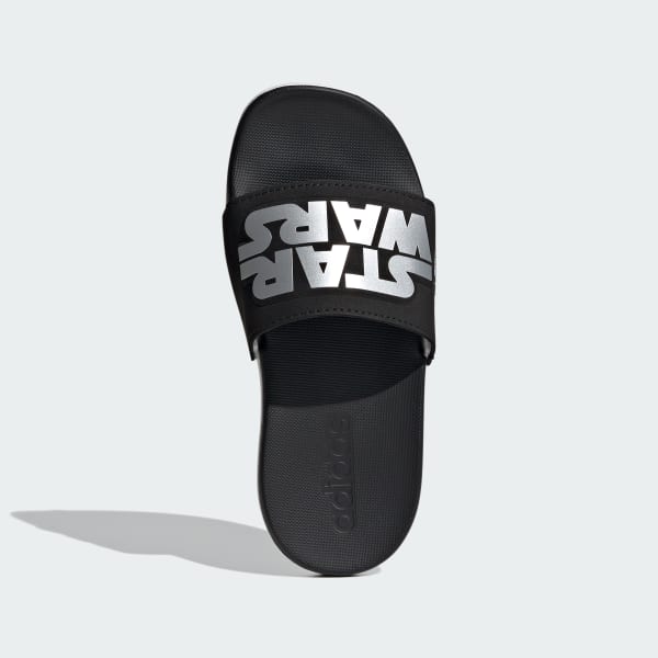 Czerń KLAPKI ADIDAS STAR WARS ADILETTE COMFORT KIDS