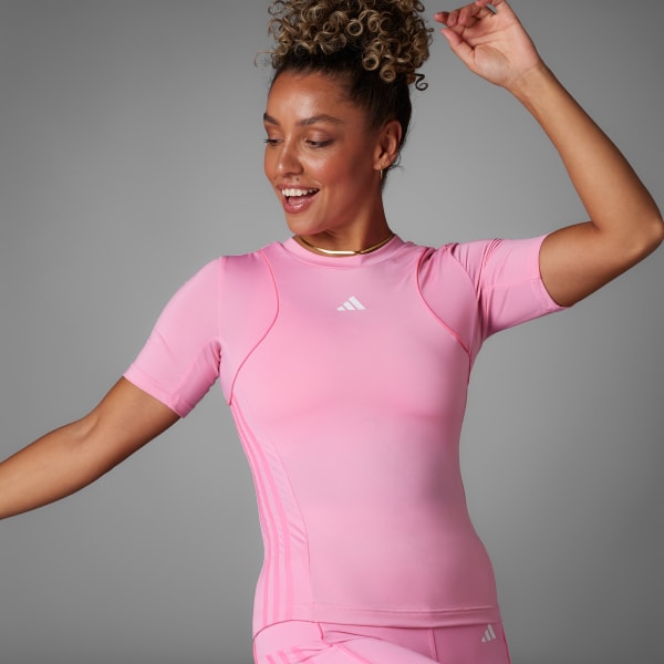 Rosa Camiseta Hyperglam Colour Training Crop