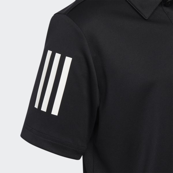 Svart 3-Stripes Polo Shirt