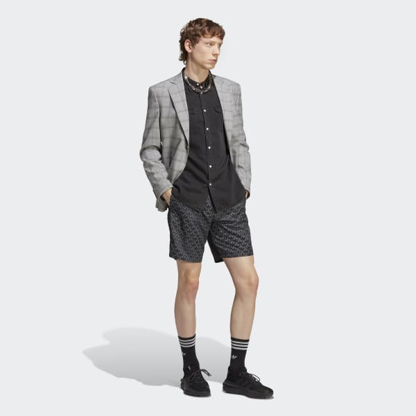 Svart Originals Monogram Swim Shorts
