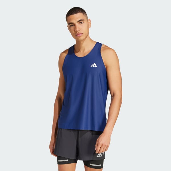 Azul Polera sin Mangas Own The Run