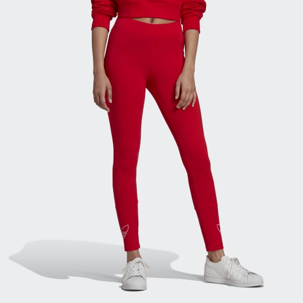 vacunación seno que te diviertas adidas Leggings - Red | adidas UK