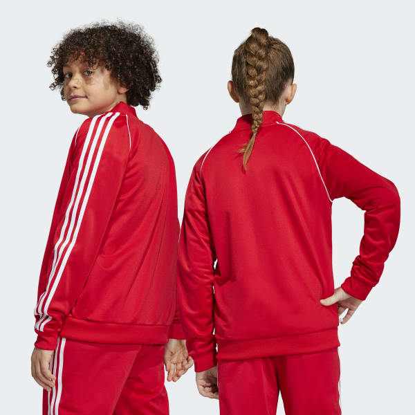 Kids\' adidas SST Jacket - adidas Red Track | Adicolor | US Lifestyle