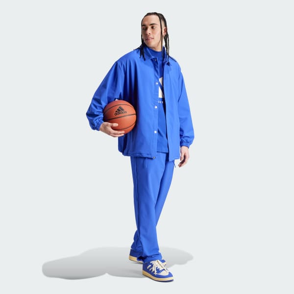Μπλε adidas Basketball Coach Jacket