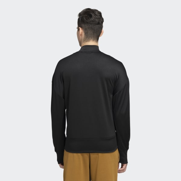 Adidas Brand Logo Embroidered Track Jacket (M) by Myntra