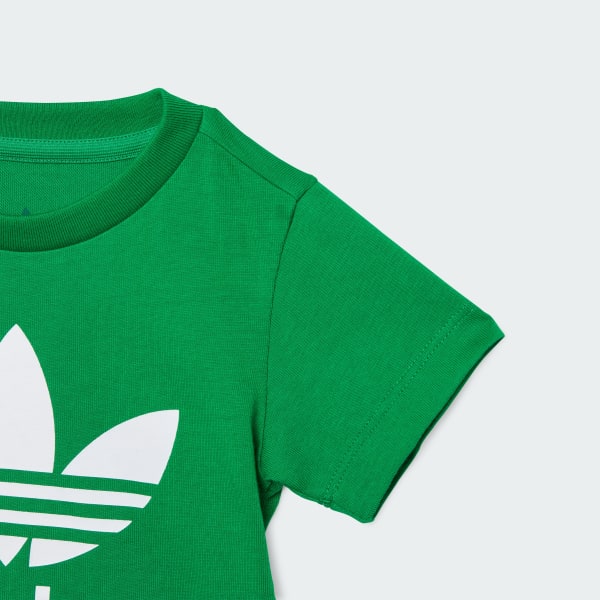 Verde Camiseta Trefoil Infantil