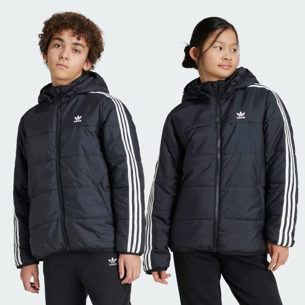 Black and white adidas jacket kids new arrivals