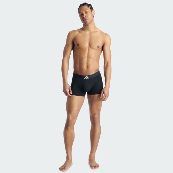 Gris Calzoncillo bóxer Active Flex Cotton Body en pack de tres