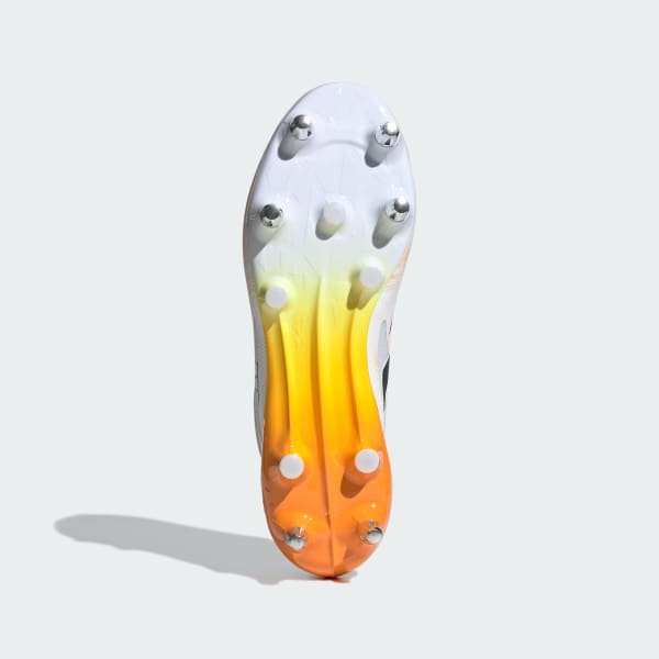 Blanc Chaussure de rugby Adizero RS15 Pro Terrain gras