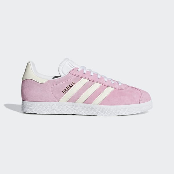 adidas gazelle white and pink