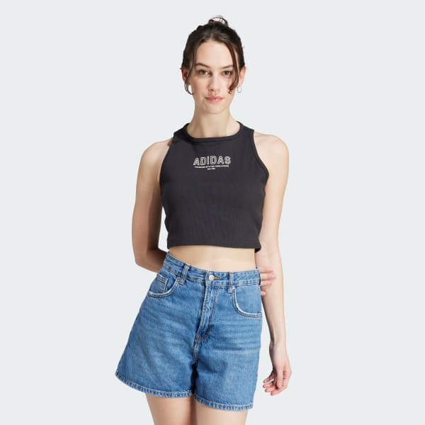 Negro W BL Crop Top