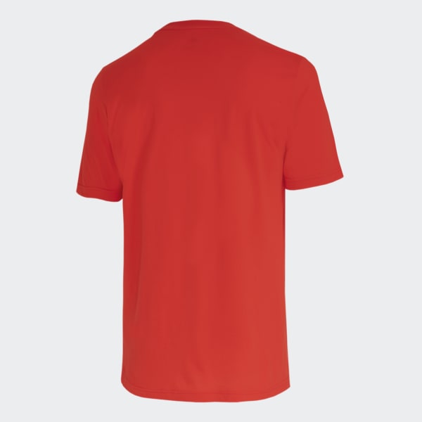 Vermelho Camiseta Estampada Internacional