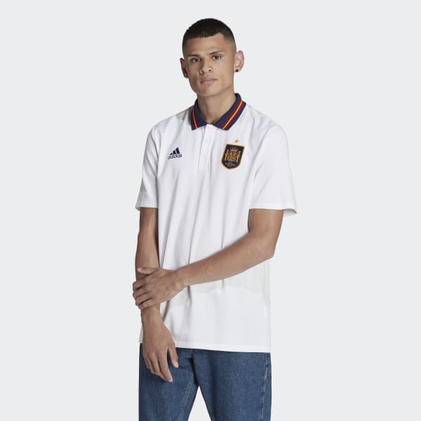 Blanco Polo con Cuello ADN España Q9636