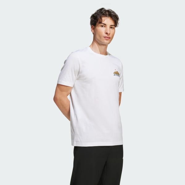 White TERREX CAMPING GRAPHIC T-SHIRT