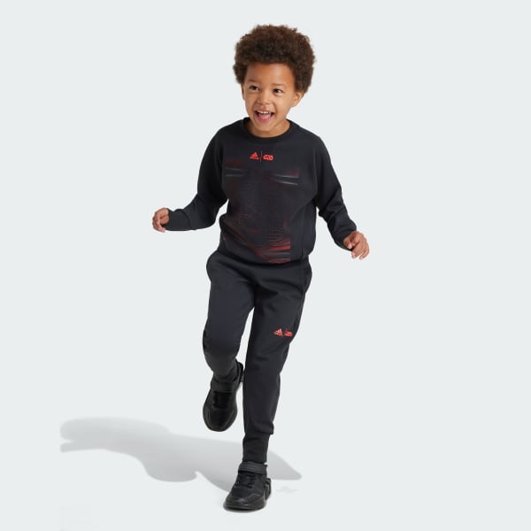 Black adidas Star Wars Z.N.E. Jogger Set Kids