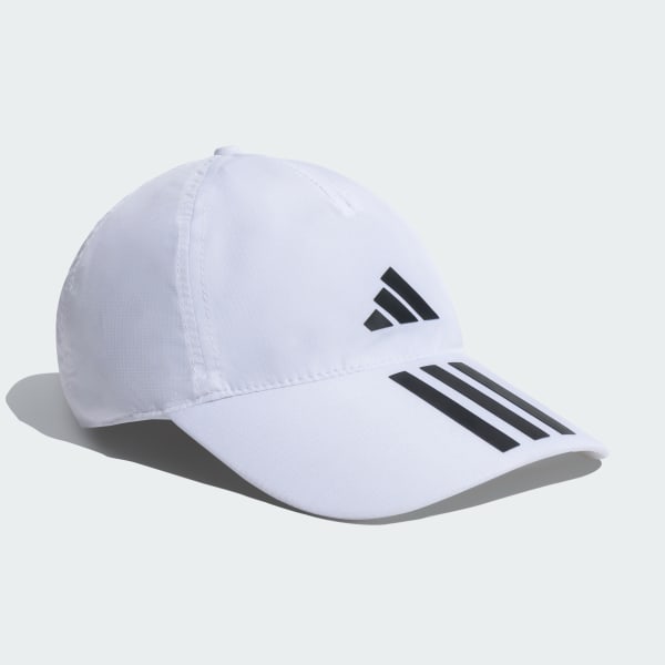 White 3 Stripes Baseball Cap