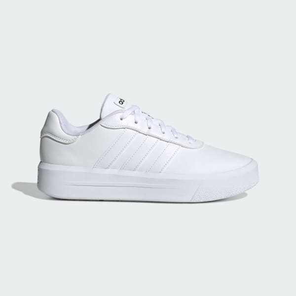 White Court Platform Shoes