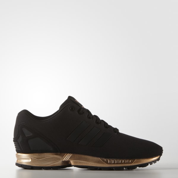 womens zx flux black and gold