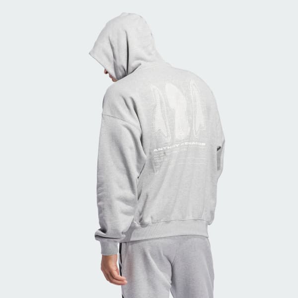 Grey Anthony Edwards Seasonal Graphic Hoodie