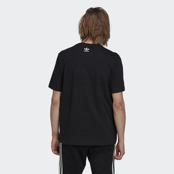 Preto T-shirt Trefoil Speed adidas Rekive BU689