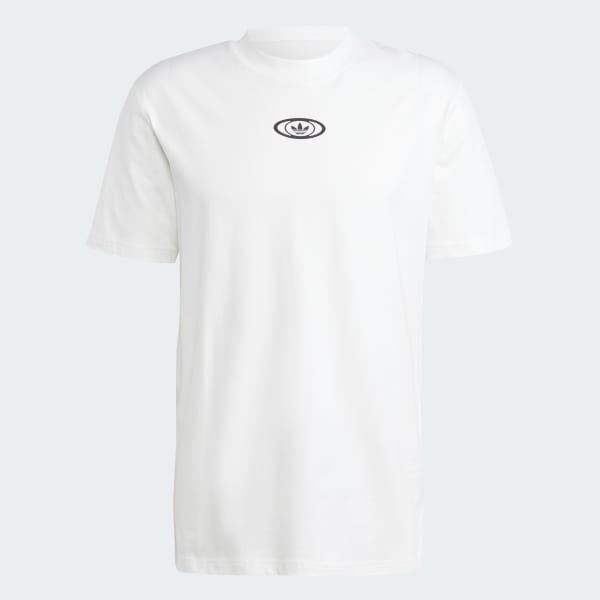 White adidas Rekive Graphic Tee
