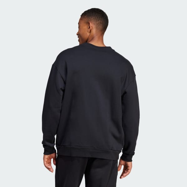 Nero Felpa Brand Love French Terry