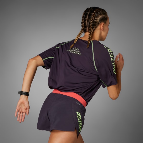 Morado Polera de Running Ekiden (Unisex)