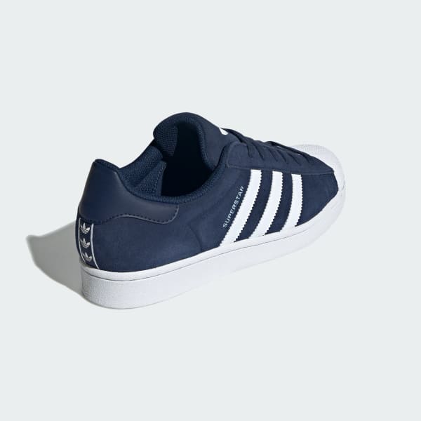 Adidas superstar navy blue and red stripes top
