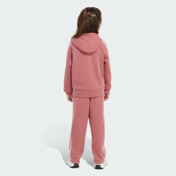 Adidas trefoil hoodie set pink best sale