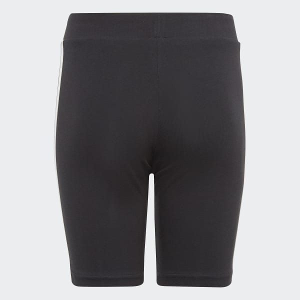 Μαύρο Essentials 3-Stripes Cotton Bike Tights
