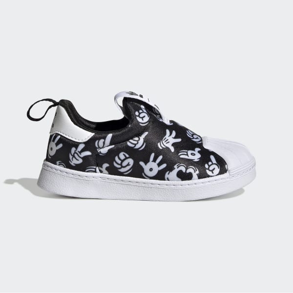 Negro Zapatillas Superstar 360 Disney