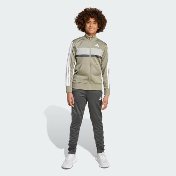 Gron Seasonal Essentials Tiberio 3-Stripes Tricot Kids træningsdragt
