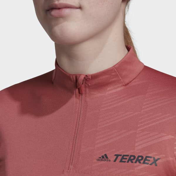 Rot TERREX Multi Half-Zip Longsleeve